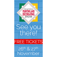 We’re at the National Painting and Decorating Show