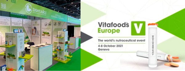 A Eightjuice esteve presente na Vitafoods Europa 2021